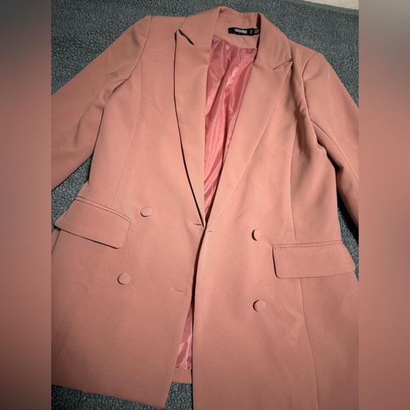 0 missguided oversized mauve pink blazer - Picture 4 of 5